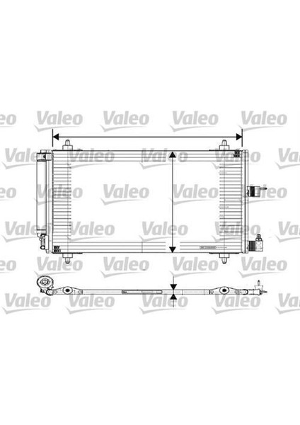 817508 Klima Kondenseri Kurutucu Iıe Partner 02 Berlingo 02 Xsara 00-05 1.9d-2.0hdı 518X364X16 6455.CV