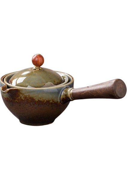 No.6 Stili 360 Derece Seramik Çaydanlık El Demlik Zarif Çay Seti Yan Kolu Çaydanlık Çaydanlık Ceramgle Pot Yan Kolu Pot Yeni (Yurt Dışından)
