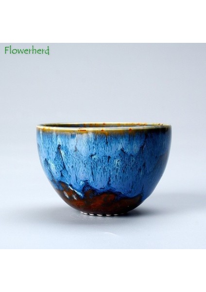 No.2 Tarzı Seramik Porselen Çay Bardağı Teaware Fırın Çay Bardağı Porselen Bir Bardak Dökmeyin Çay Kase Yaratıcı Usta Bardak Kung Fu Çay Bardağı (Yurt Dışından)