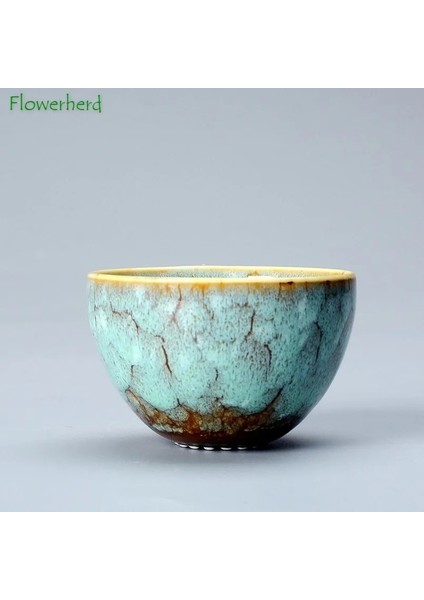 No.2 Tarzı Seramik Porselen Çay Bardağı Teaware Fırın Çay Bardağı Porselen Bir Bardak Dökmeyin Çay Kase Yaratıcı Usta Bardak Kung Fu Çay Bardağı (Yurt Dışından)