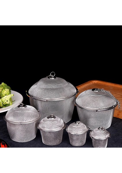 8.5cm Tarzı Yeniden Kullanılabilir 304 Paslanmaz Çelik Çay Demlik Küre Kilitleme Baharat Çay Topu Süzgeç Örgü Demlik Çay Filtresi Süzgeçler Mutfak Aletleri (Yurt Dışından) indirimleri