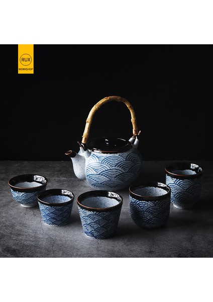 Çaydanlık Tarzı Rux Atölye Japon Tarzı Ev Demlik Seramik Çay Bardağı Su Bardağı Restoran Çaydanlık (Yurt Dışından) modelleri