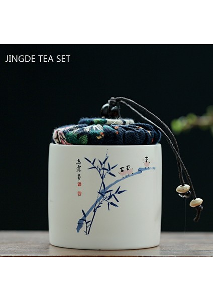 A4 Stili 5.9X8CM Yaratıcılık Seramik Çay Caddy Tieguanyin Depolama Tankı Taşınabilir Seyahat Çay Kutusu Mühürlü Kahve Tozu Çay Kavanoz Baharat Organizatör (Yurt Dışından) indirimleri