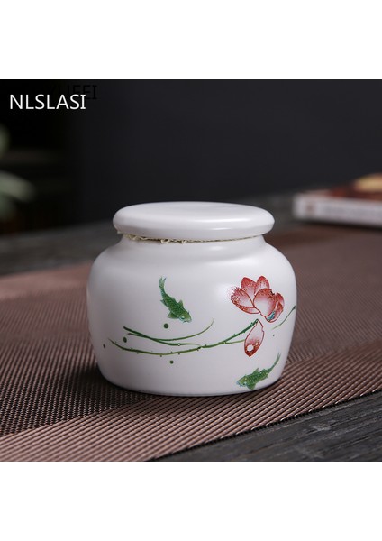 Çikolata Tarzı 7.9x6.3cm Seramik Çay Caddy Küçük Mini Taşınabilir Oolong Çay Depolama Tankı Seyahat Çay Kutuları Toz Mühürlü Kavanoz Çay Konteyneri Şeker Kavanozu (Yurt Dışından) fırsatları