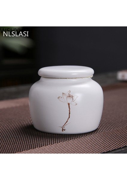 Çikolata Tarzı 7.9x6.3cm Seramik Çay Caddy Küçük Mini Taşınabilir Oolong Çay Depolama Tankı Seyahat Çay Kutuları Toz Mühürlü Kavanoz Çay Konteyneri Şeker Kavanozu (Yurt Dışından) indirimleri