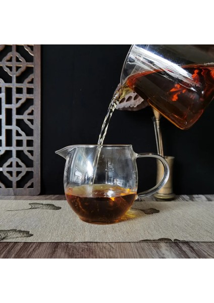 SHAPE01 Stili L Beden Küçük Cam Çay Kung Fu Çay Şarap ve Süt Için Sharling Sürahi Güzel Katı Cam Gong Dao Bei (Yurt Dışından) indirimleri