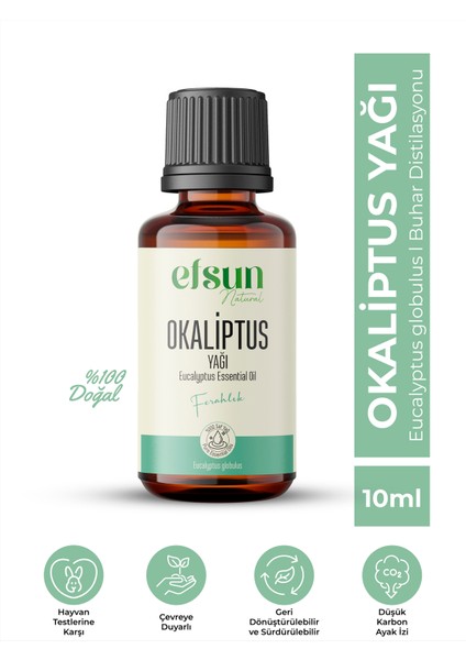 Okaliptus Uçucu Yağı %100 Doğal Saf 10 ml