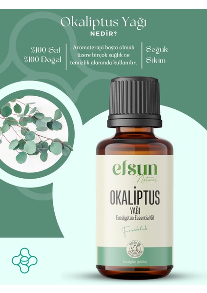 Okaliptus Uçucu Yağı %100 Doğal Saf 10 ml