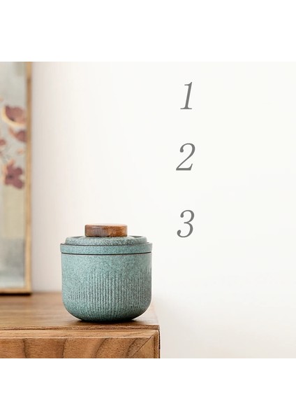 Stil C Stili Tangpın Yeşil Seramik Demlik Çay Fincanı El Yapımı Taşınabilir Seyahat Çay Takımları (Yurt Dışından) indirimleri