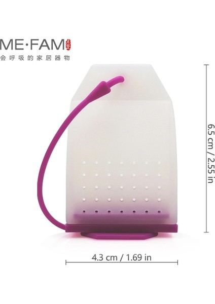 Mavi 1 Parça Tarzı Me.fam Renkli Jöle Silikon Çay Poşeti Güvenli Çevre Dostu Toksik Olmayan Yeniden Kullanılabilir Çay Yaprakları Demlik Filtresi Bitkisel Baharat Süzgeç Aracı (Yurt Dışından) fiyatları