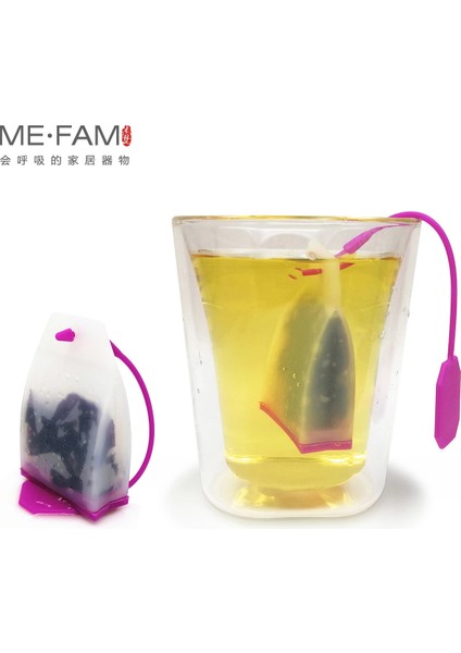 Mavi 1 Parça Tarzı Me.fam Renkli Jöle Silikon Çay Poşeti Güvenli Çevre Dostu Toksik Olmayan Yeniden Kullanılabilir Çay Yaprakları Demlik Filtresi Bitkisel Baharat Süzgeç Aracı (Yurt Dışından) fırsatları