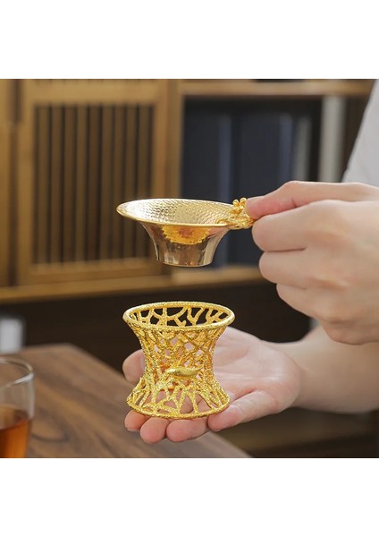 Renk5 Stili Bakır Kalay Çay Filtrasyon Yaldızlı Erik Çiçeği Şekli Çay Demlik Anti Oksidasyon Kungfu Çay Aksesuarları Çay Süzgeç Tabağı ZH574 (Yurt Dışından) fiyatları