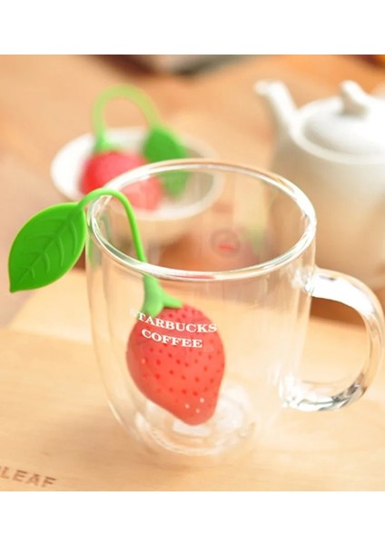 Fil Tarzı Silikon Çilek + Limon Gevşek Çay Yaprağı Süzgeç Bitkisel Baharat Demlik Filtre Difüzör Çay Poşeti Çay Makinesi Silikon Çay Demlik (Yurt Dışından) modelleri