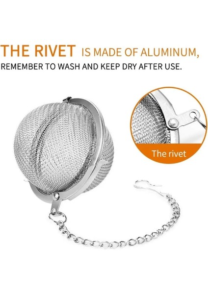 Gümüş Tarzı 2 Adet Paslanmaz Çelik Hasır Çay Topu 2.1 Inç Demlik Süzgeçler Süzgeç Filtreler Aralığı Difüzör Için (Yurt Dışından) modelleri