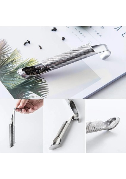 Gümüş Tarzı Örgü Çay Süzgeç Filtre Metal Boru Çay Demlik Paslanmaz Çelik Tasarım Gevşek Yaprak Çay Demlik Dik Difüzör Çay Aksesuarları (Yurt Dışından) fırsatları