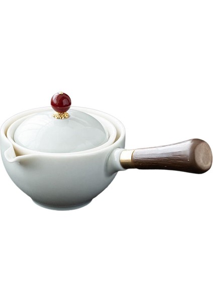 No.13 Tarzı 360 Derece Seramik Çaydanlık El Demlik Zarif Çay Seti Yan Kolu Çaydanlık Çaydanlık Ceramgle Pot Yan Kolu Pot Yeni (Yurt Dışından)