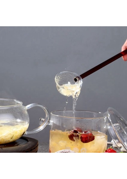 T Stili Çay Kaşığı Şeffaf Cam Filtre Çorba Demliği Çay Kaşığı Kolay Temiz Çay Drenaj Filtresi Örgü Çaydanlık Mutfak Aksesuarları (Yurt Dışından) fırsatları