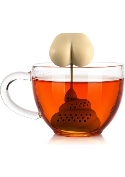 Silikon Çay Demlik Yaratıcı Kaka Şekilli Komik Küçük Aletler Bitkisel Çanta Yeniden Kullanılabilir Kahve Filtresi Difüzör Süzgeç Aksesuarları (Yurt Dışından) fiyatları