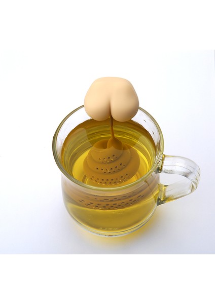 Silikon Çay Demlik Yaratıcı Kaka Şekilli Komik Küçük Aletler Bitkisel Çanta Yeniden Kullanılabilir Kahve Filtresi Difüzör Süzgeç Aksesuarları (Yurt Dışından) fırsatları