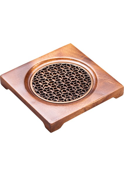 NO.45292 Stili Ceviz Çaydanlık Mat Ev Pot Tutucu Coaster Çay Mat Çay Töreni Sıfır Eşleştirme Demlik Desteği Kung Fu Çay Seti Aksesuarları (Yurt Dışından) modelleri