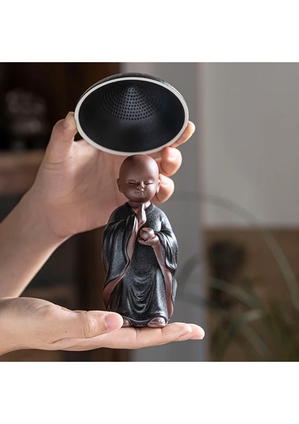Tek Çay Sızıntısı Tarzı Wızamony Yaratıcı Keşiş Çay Süzgeci Filtre Çay Aksesuarları Kung Fu Çay Seti Kremalı Çay Töreni (Yurt Dışından) modelleri