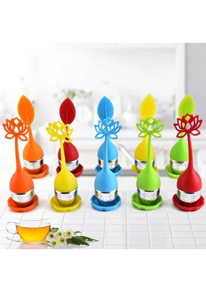 G-S4 Stili Karikatür Flamingo Çay Demlik Demlik Filtre Çay Poşetleri Silikon Gevşek Yaprak Çay Demlik Filtre Difüzör Kahve Mutfak Aksesuarları (Yurt Dışından) fırsatları