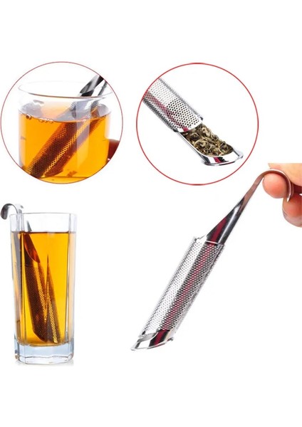 No.1 Tarzı Çay Süzgeç Demlik Paslanmaz Çelik Çay Kaşığı Mutfak Ev Aletleri Için Filtre (Yurt Dışından)