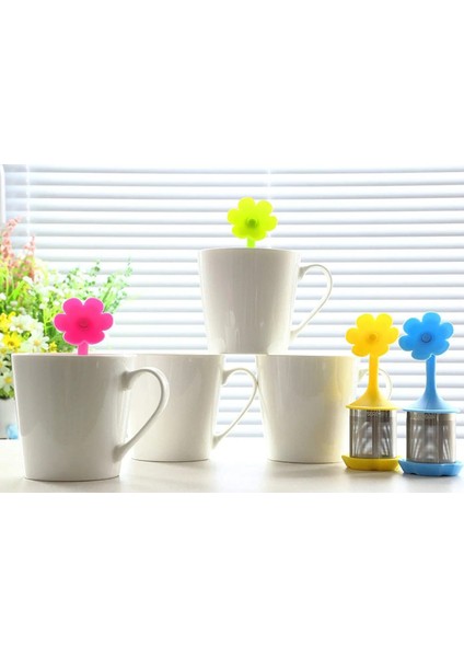 Kırmızı Stil Çay Demlik Çay Süzgeci Damlama Tepsili Ekstra Ince Örgü Çay Demlik 304 Paslanmaz Çelik Ince Örgü Çay Bardağı Silikon Kapaklı Çay Topları (Yurt Dışından) fiyatları