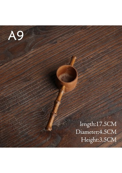 A9 Stili Japon Tarzı Çay Töreni Bambu Ahşap Çay Filtresi Örgü Çay Demlik Ev Çay Dekorasyon Için Yeniden Kullanılabilir Mutfak Aksesuarları (Yurt Dışından)