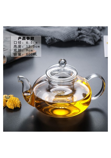 800ML Stili Cam Çaydanlık Kahve Isıya Dayanıklı Paslanmaz Çelik Demlik Isıtmalı Çin Çaydanlık Iyi Temizle Su Isıtıcısı Kare Filtre Sepetleri (Yurt Dışından)