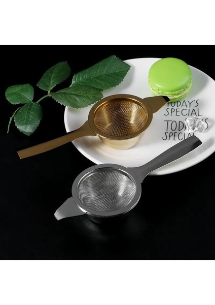 Altın Tarzı Paslanmaz Çelik Hasır Çay Demlik Metal Bardak Süzgeç Süzgeç Saplı Gevşek Yaprak Filtresi Mutfak Aracı (Yurt Dışından) modelleri