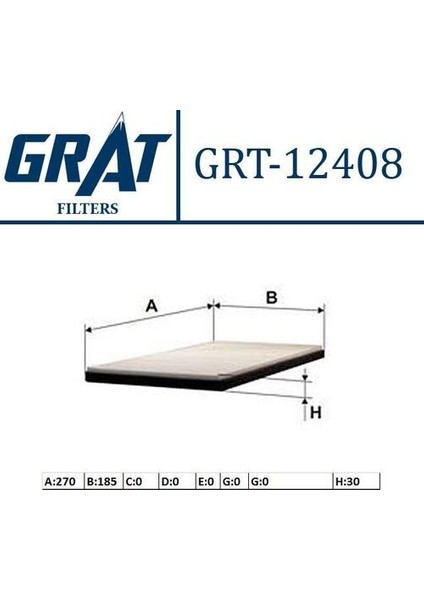 12408 Kabin Filtresi 404 6447.EF
