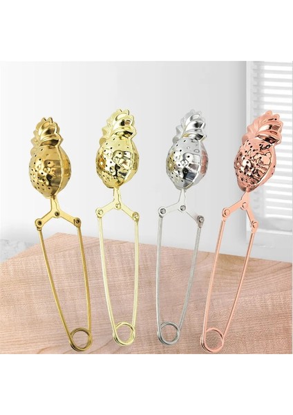 Gül Tarzı Ananas Şekli Çay Demlik Paslanmaz Çelik Filtre Örgü Yeniden Kullanılabilir Kolu Filtre Çay Süzgeç Kupa Demlik Alet Ev Mutfak Aracı (Yurt Dışından) fiyatları