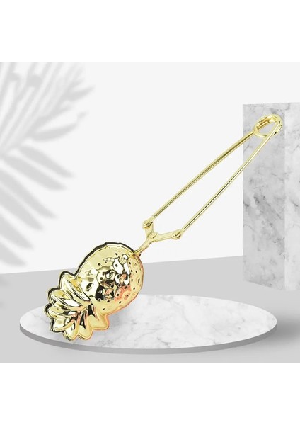 Gül Tarzı Ananas Şekli Çay Demlik Paslanmaz Çelik Filtre Örgü Yeniden Kullanılabilir Kolu Filtre Çay Süzgeç Kupa Demlik Alet Ev Mutfak Aracı (Yurt Dışından) indirimleri