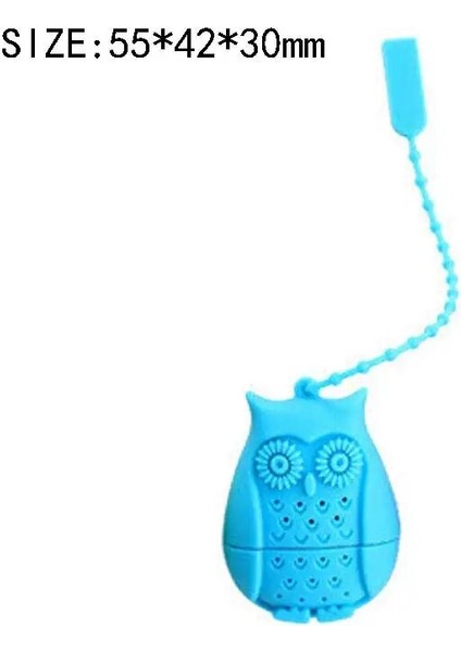 Menekşe Tarzı Çay Poşeti Gıda Sınıfı Yaprak Bitkisel Baharat Filtresi Unicorn Baykuş Şekli Çay Demlik Süzgeçler Yaratıcı Filtre Gevşek Silikon Difüzör (Yurt Dışından)