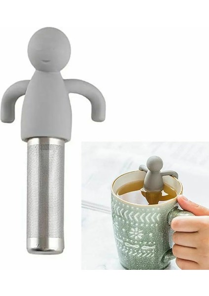 Gök Mavisi Tarzı Gevşek Yaprak Çay Demlik Ekstra Ince Örgü Çay Demlik Silikon Saplı Paslanmaz Çelik Demlik Çay Bardağı Bitkisel Çay Hediye Için Filtre (Yurt Dışından) modelleri