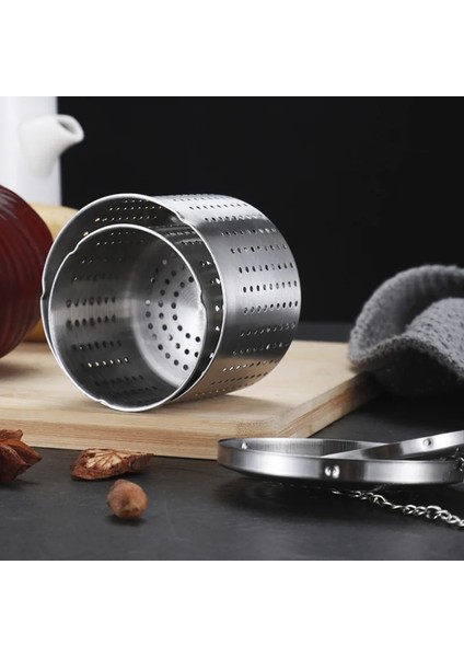 Küçük Stil 304 Paslanmaz Çelik Baharat Kovası Çay Sızdıran Çay Süzgeci Yaratıcı Güveç Salamura Topu Çorbası Weibao Mutfak Aracı Baharat Filtresi (Yurt Dışından) modelleri
