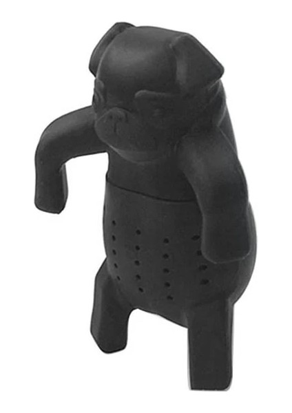 No.3 Tarzı Sevimli Silikon Pug Köpek Çay Demlik Çay Filtresi Difüzör Yeniden Kullanılabilir Çay Süzgeç Baharat Gevşek Çay Yaprağı Bitkisel Aracı Demlik (Yurt Dışından)