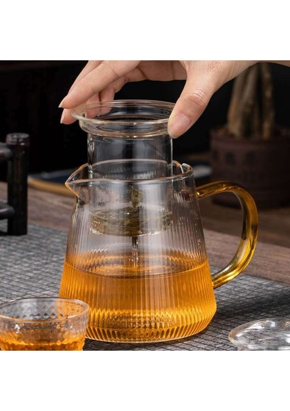 500 ml Tarzı Dikey Cam Çiçek Çaydanlık Elektrikli Çömlekçilik Soba ve Haşlanmış Çaydanlık Ev Şeffaf Cam Çaydanlık Su Isıtıcısı Tarafından Isıtılabilir (Yurt Dışından)
