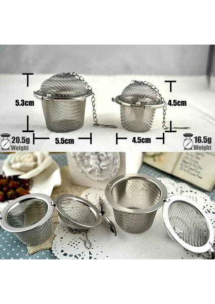 Gümüş Tarzı S Beden Izgaralar Örgü Çay Topu Zincir Çay Süzgeci ile Gümüş Kova Şekli Paslanmaz Çelik Kilitleme Baharat Filtresi Mutfak Aksesuarı (Yurt Dışından) fırsatları