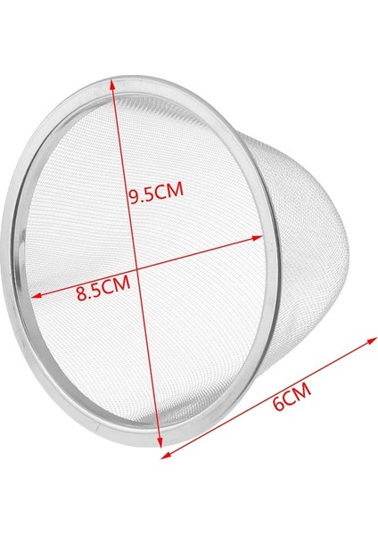 9.5cm Tarzı Yeniden Kullanılabilir Çap Paslanmaz Çelik Hasır Çay Demlik Süzgeç Demlik Çay Yaprağı Baharat Filtre Drinkware Mutfak Aksesuarları .5cm (Yurt Dışından)