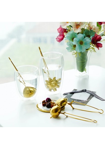 Stil 5 Stil Yaratıcı Paslanmaz Çelik Çay Demlik Metal Kabuk Kalp Yıldız Desen Yeniden Kullanılabilir Çay Kahve Süzgeç Çay Aletleri Demlik Aksesuarı (Yurt Dışından) modelleri