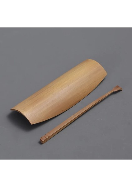 No.12 Tarzı Doğal Bambu Çay Kaşığı El Yapımı Kahve Araçları Vintage Çay Aksesuarları Seti Chahe Cha Ze Çay Iğnesi Yüksek Li Teaware Seti (Yurt Dışından)
