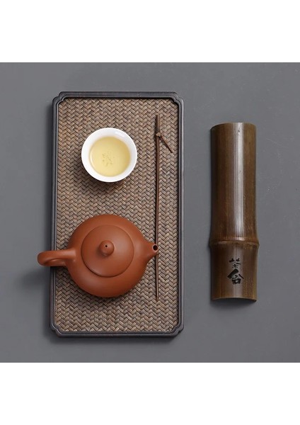 No.12 Tarzı Doğal Bambu Çay Kaşığı El Yapımı Kahve Araçları Vintage Çay Aksesuarları Seti Chahe Cha Ze Çay Iğnesi Yüksek Li Teaware Seti (Yurt Dışından) indirimleri