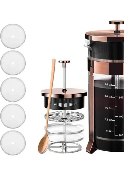 Mesh Paslanmaz Çelik Fransız Pres Filtre Ekranı Değiştirme Fml French Press Kahve Makinesi (Yurt Dışından)