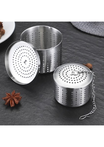 Büyük Stil 1 Parça 304 Paslanmaz Çelik Baharat Kovası Yaratıcı Çay Filtresi Ev Çay Süzgeçleri Güveç Marine Top Çorbası Etkili Çay Sızıntısı Yeni (Yurt Dışından) modelleri