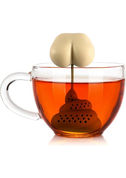 1 Adet Tarzı Mutfak Gadget Kaka Şekilli Çay Filtresi Komik Silikon Çay Demlik Kahve Çay Süzgeç Çay Lover Için Mükemmel Hediye Ev Gereçleri (Yurt Dışından)