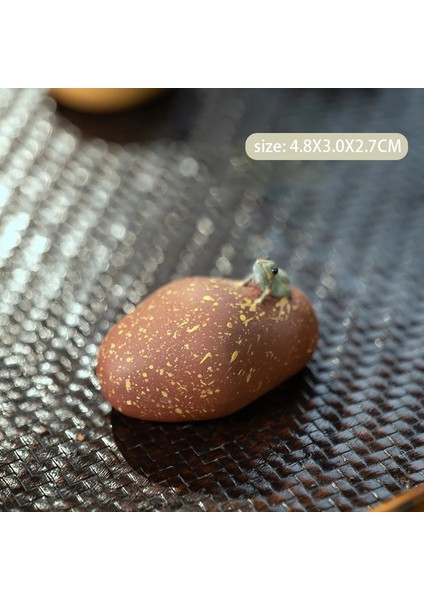 B8 Stili Butik Mor Kil Çay Pet Karpuz Meyve Modeli Heykel Çay Heykelcik Süsler El Yapımı El Sanatları Ev Çay Seti Dekorasyon Sanatı (Yurt Dışından)