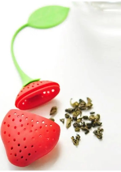 Beyaz Stil 5 Stilleri Silikon Çay Demlik Gevşek Çay Yaprağı Süzgeç Bitkisel Baharat Filtre Difüzör Çilek Limon Tasarım Çay Süzgeç Drinkware (Yurt Dışından) modelleri