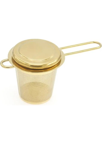 Altın Tarzı Örgü Çay Demlik Çay Topu Demlik Çay Süzgeç Saplı Filtre Paslanmaz Çelik Çay Örgü Filtre Kahve Filtreleri (Yurt Dışından)